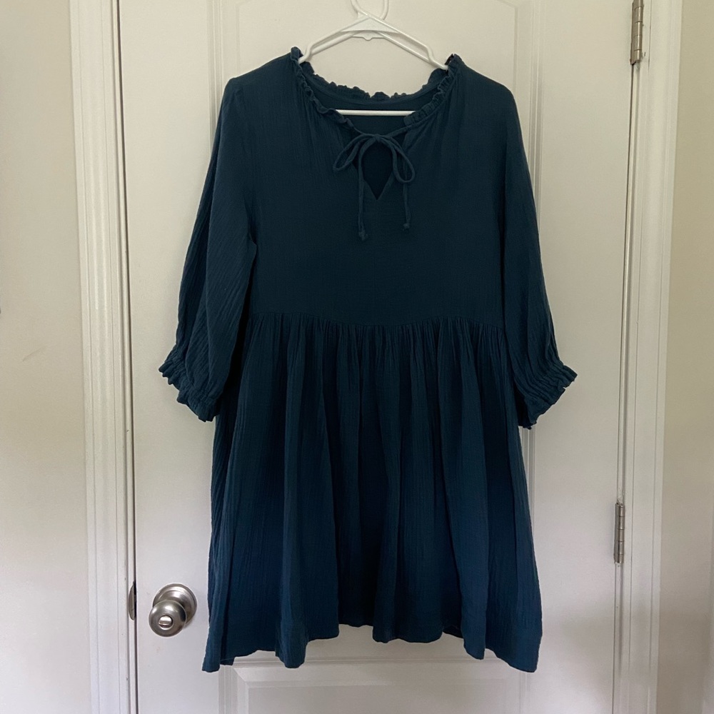 SOLD // Teal Babydoll dress